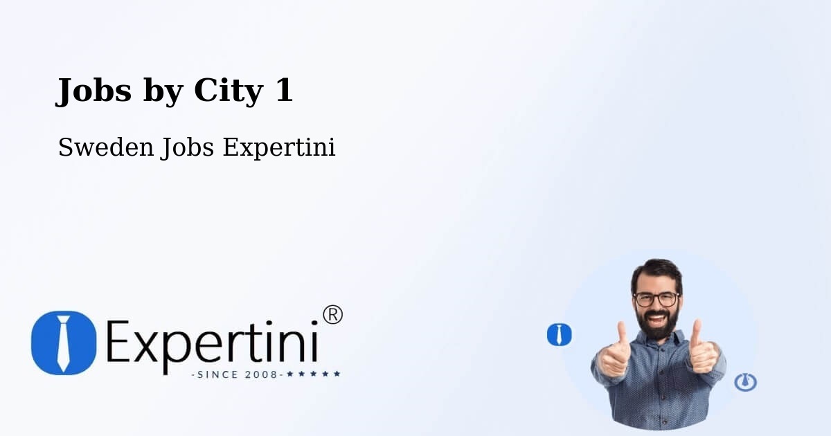 City Jobs in Sweden - Expertini